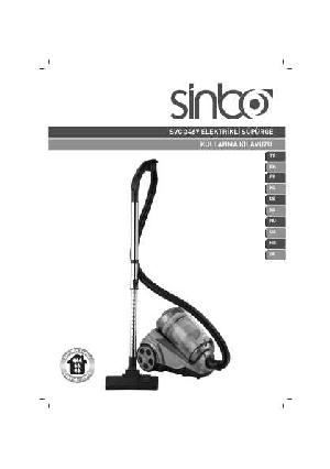 Инструкция SINBO SVC-3467  ― Manual-Shop.ru