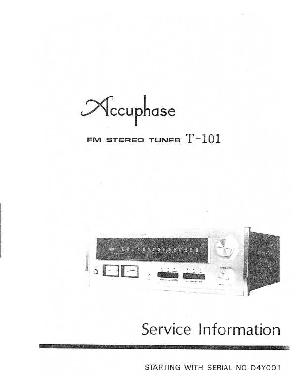 Сервисная инструкция Accuphase T-101 ― Manual-Shop.ru