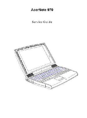 Сервисная инструкция Acer Acernote 970  ― Manual-Shop.ru