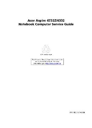 Сервисная инструкция Acer Aspire 4332, 4732Z  ― Manual-Shop.ru