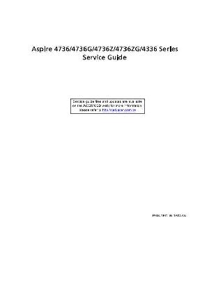 Сервисная инструкция Acer Aspire 4336, 4736, 4736G, 4736Z, 4736ZG  ― Manual-Shop.ru