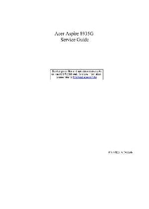 Сервисная инструкция Acer Aspire 8935G  ― Manual-Shop.ru