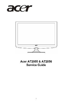 Сервисная инструкция Acer AT2055, AT2056 ― Manual-Shop.ru