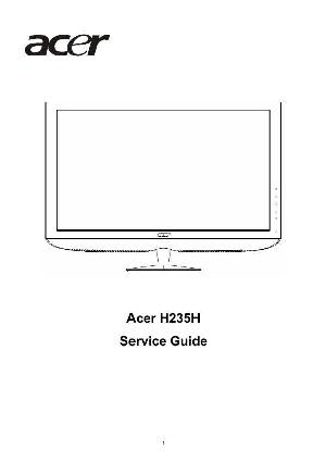 Сервисная инструкция Acer H235H ― Manual-Shop.ru