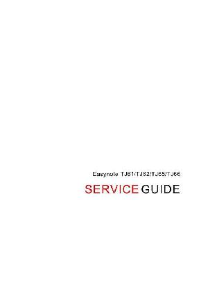Сервисная инструкция Acer Packard-Bell Easynote TJ61, TJ62, TJ65, TJ66  ― Manual-Shop.ru