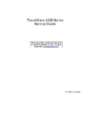 Сервисная инструкция Acer Travelmate 4330, 4330G  ― Manual-Shop.ru