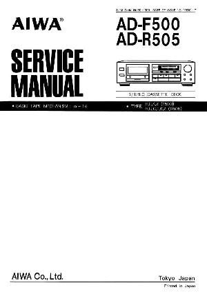 Сервисная инструкция Aiwa AD-F500, AD-R505 ― Manual-Shop.ru