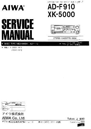 Сервисная инструкция Aiwa AD-F910, AD-XK-5000 ― Manual-Shop.ru