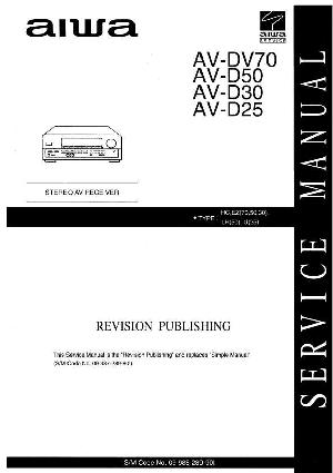 Сервисная инструкция Aiwa AV-D25 ― Manual-Shop.ru