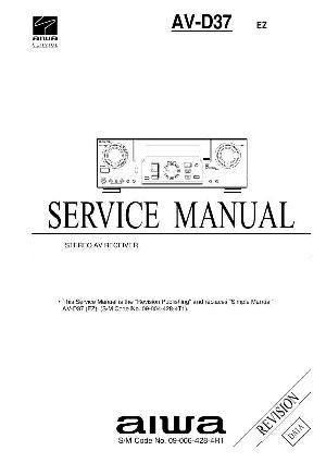 Сервисная инструкция Aiwa AV-D37 ― Manual-Shop.ru