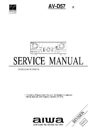 Сервисная инструкция Aiwa AV-D57 ― Manual-Shop.ru