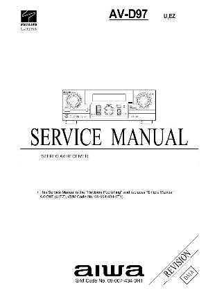 Сервисная инструкция Aiwa AV-D97 ― Manual-Shop.ru