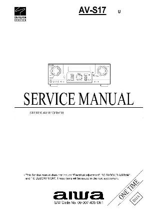 Сервисная инструкция Aiwa AV-S17 ― Manual-Shop.ru