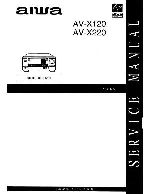 Сервисная инструкция Aiwa AV-X120, AV-X220 ― Manual-Shop.ru