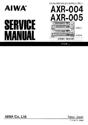 Сервисная инструкция Aiwa AXR-004, AXR-005 ― Manual-Shop.ru