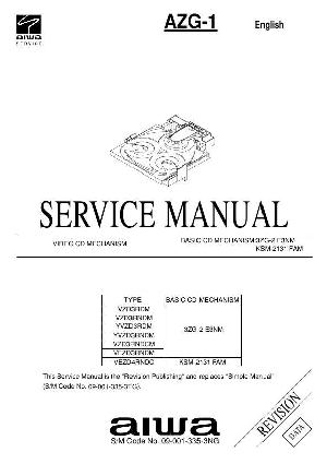 Сервисная инструкция Aiwa AZG-1 ― Manual-Shop.ru
