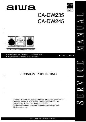 Сервисная инструкция Aiwa CA-DW235, CA-DW245 ― Manual-Shop.ru