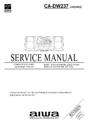 Сервисная инструкция Aiwa CA-DW237 ― Manual-Shop.ru
