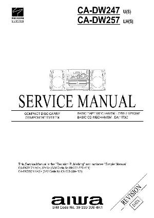 Service manual Aiwa CA-DW247, CA-DW257 ― Manual-Shop.ru