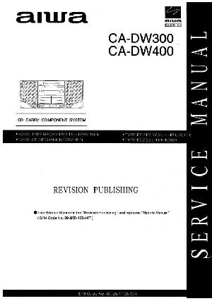 Сервисная инструкция Aiwa CA-DW300, CA-DW400 ― Manual-Shop.ru