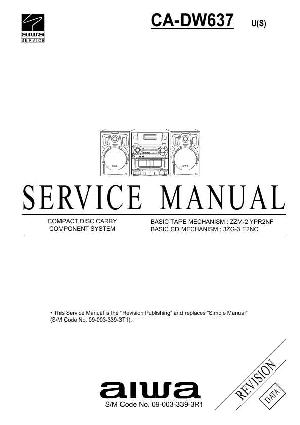 Сервисная инструкция Aiwa CA-DW637 ― Manual-Shop.ru
