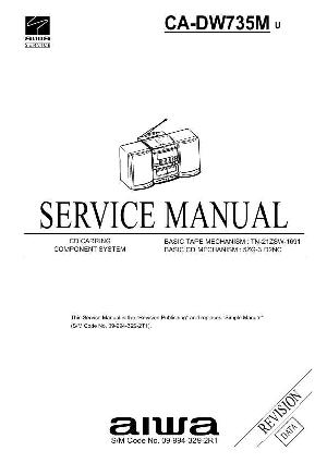 Сервисная инструкция Aiwa CA-DW735M ― Manual-Shop.ru