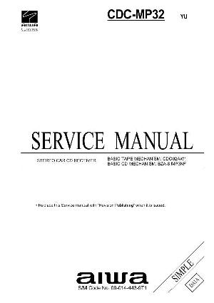 Сервисная инструкция Aiwa CDC-MP32 ― Manual-Shop.ru