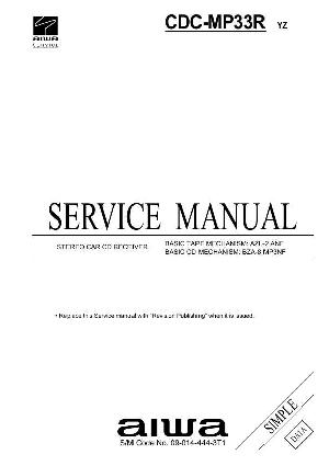 Сервисная инструкция Aiwa CDC-MP33R ― Manual-Shop.ru