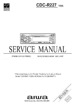 Сервисная инструкция Aiwa CDC-R227 ― Manual-Shop.ru