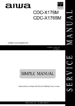 Service manual Aiwa CDC-X176M, CDC-X1765M ― Manual-Shop.ru