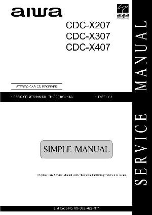 Сервисная инструкция Aiwa CDC-X207 ― Manual-Shop.ru