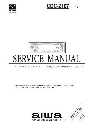 Сервисная инструкция Aiwa CDC-Z107 ― Manual-Shop.ru