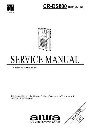 Сервисная инструкция Aiwa CR-DS800 ― Manual-Shop.ru