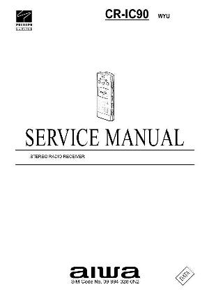 Сервисная инструкция Aiwa CR-IC90 ― Manual-Shop.ru