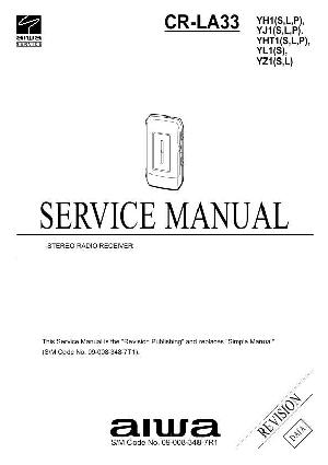 Сервисная инструкция Aiwa CR-LA33 ― Manual-Shop.ru