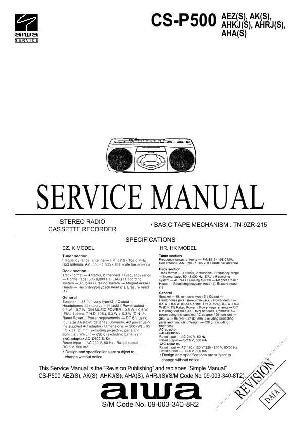Сервисная инструкция Aiwa CS-P500 ― Manual-Shop.ru