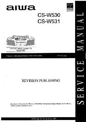 Сервисная инструкция Aiwa CS-W530, CS-W531 ― Manual-Shop.ru
