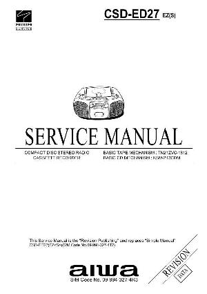 Сервисная инструкция Aiwa CSD-ED27 ― Manual-Shop.ru