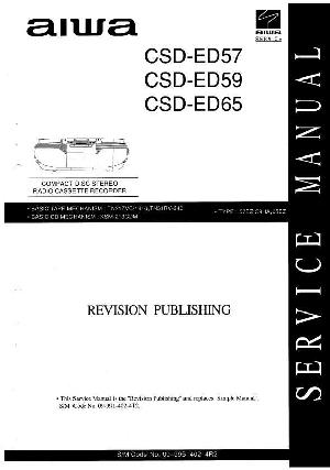 Сервисная инструкция Aiwa CSD-ED57, CSD-ED59, CSD-ED65 ― Manual-Shop.ru
