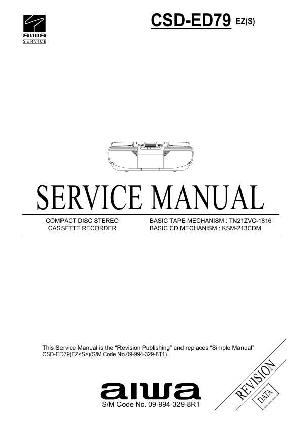 Сервисная инструкция Aiwa CSD-ED79 ― Manual-Shop.ru