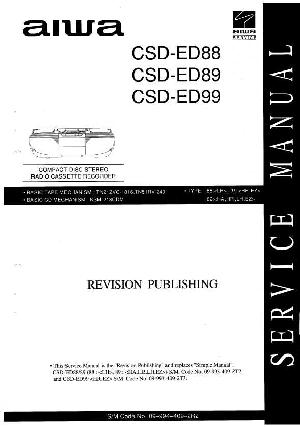 Service manual Aiwa CSD-ED88, CSD-ED89, CSD-ED99 ― Manual-Shop.ru