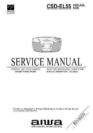 Сервисная инструкция Aiwa CSD-EL55 ― Manual-Shop.ru