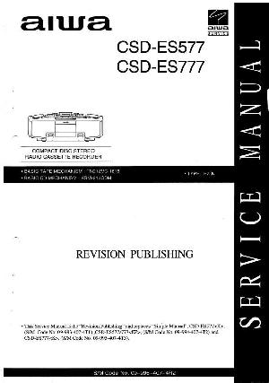 Сервисная инструкция Aiwa CSD-ES577, CSD-ES777 ― Manual-Shop.ru