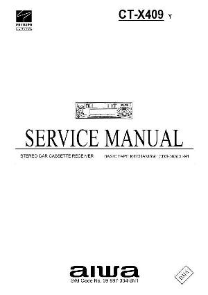 Сервисная инструкция Aiwa CT-X409 ― Manual-Shop.ru