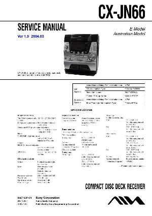 Сервисная инструкция Aiwa CX-JN66 ― Manual-Shop.ru