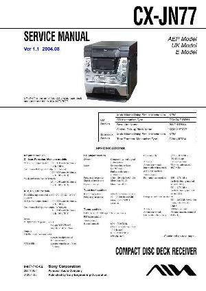 Сервисная инструкция Aiwa CX-JN77 ― Manual-Shop.ru