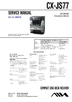 Сервисная инструкция Aiwa CX-JS77 ― Manual-Shop.ru