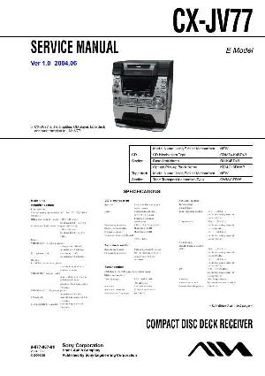 Сервисная инструкция Aiwa CX-JV77 ― Manual-Shop.ru