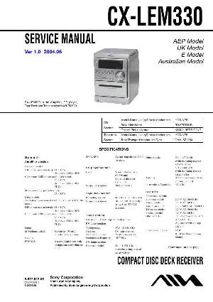 Сервисная инструкция Aiwa CX-LEM330 ― Manual-Shop.ru