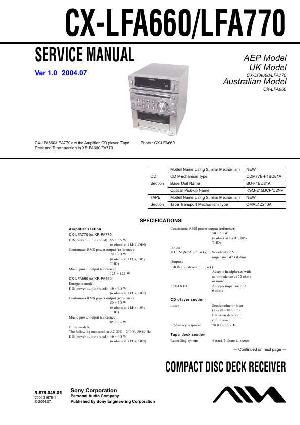 Сервисная инструкция Aiwa CX-LFA660 ― Manual-Shop.ru